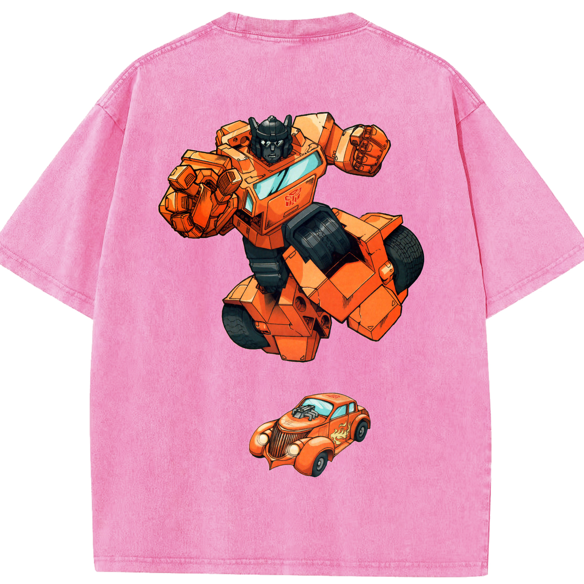 （画像用）  綿100% ヴィンテージ風 半袖Tシャツ（背面プリント）